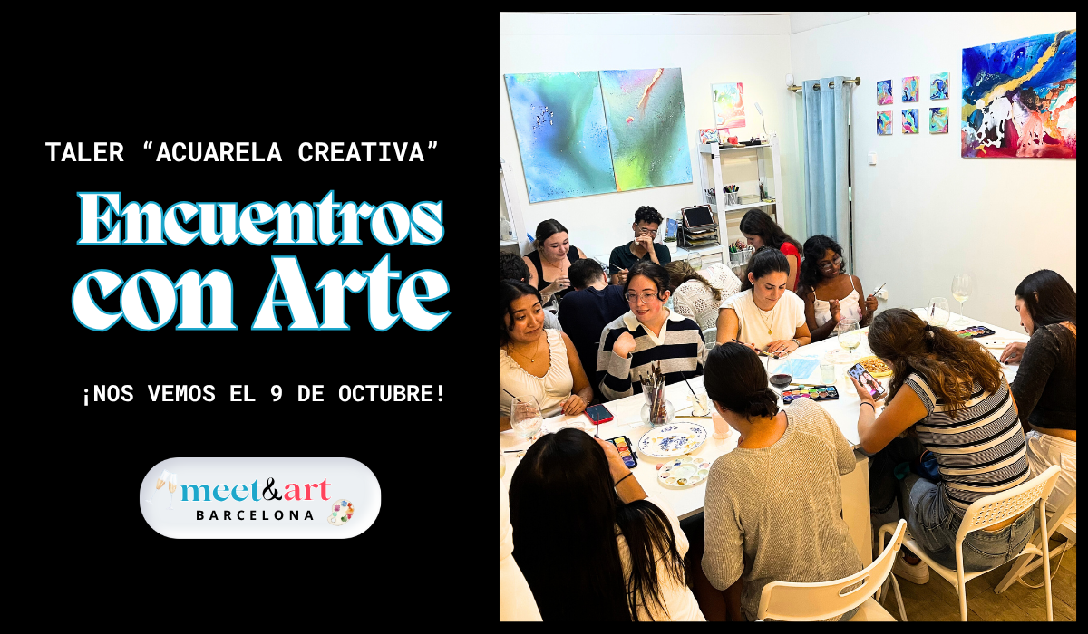 RESERVA⭐Encuentros con Arte 🎨ACUARELA CREATIVA+BEBIDAS📍Estudio Somos Arte🗓️JUEVES 9.10.25