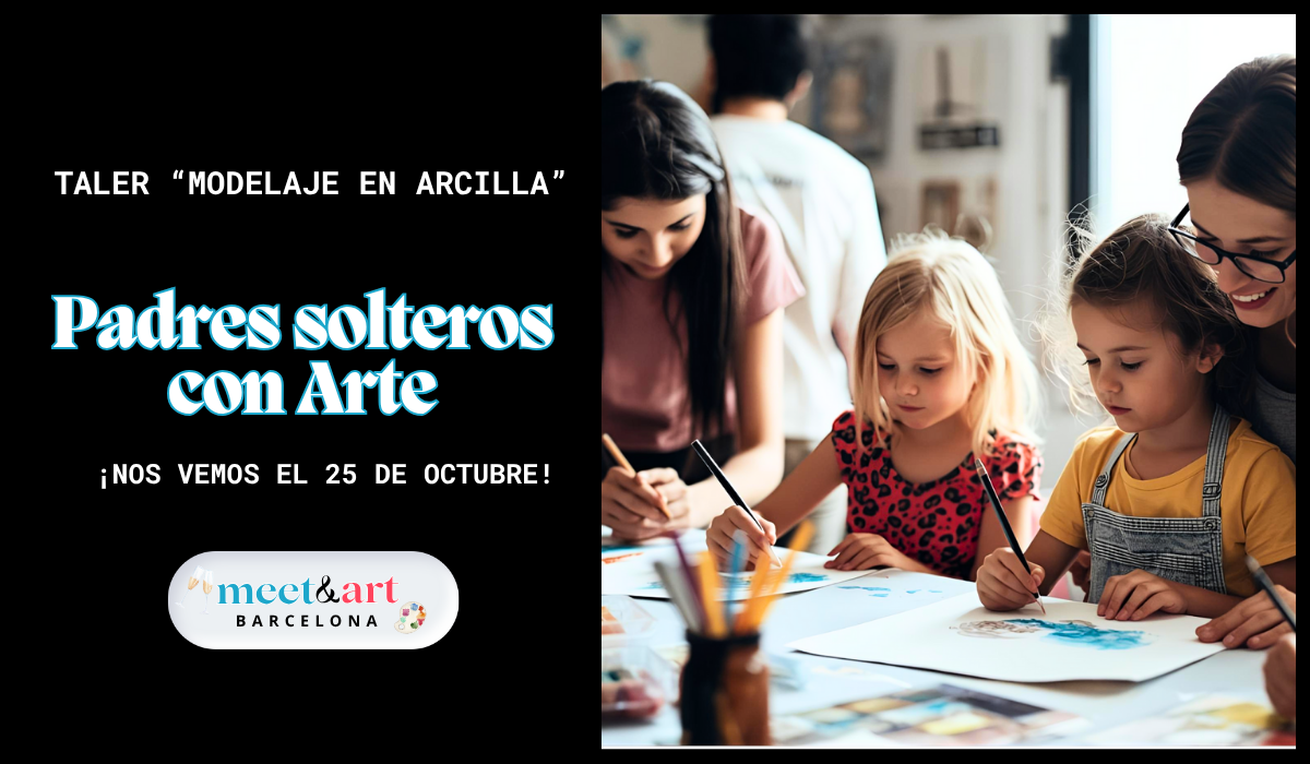 PADRES SOLTEROS con Arte🎨MODELA EN ARCILLA+BEBIDAS📍Estudio Somos Arte💰25€