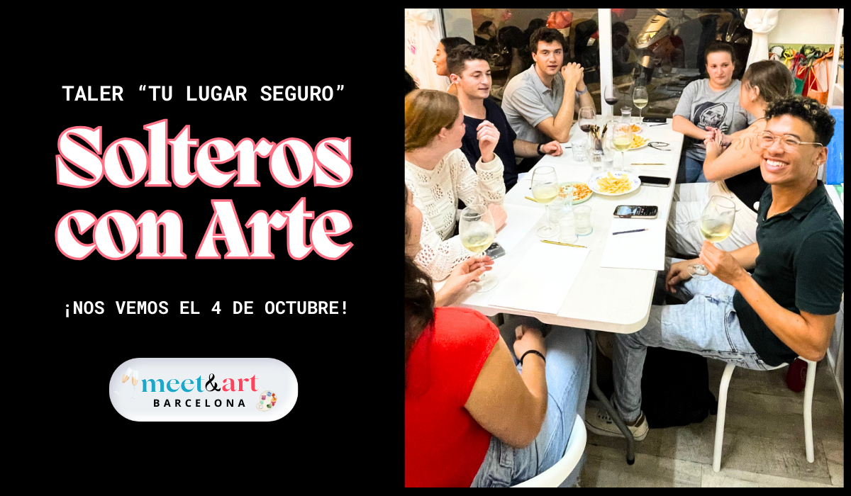 RESERVA💃Solteros con Arte🕺Taller🎨TU LUGAR SEGURO+BEBIDAS📍Estudio Somos Arte🗓️SÁBADO 4.10.25